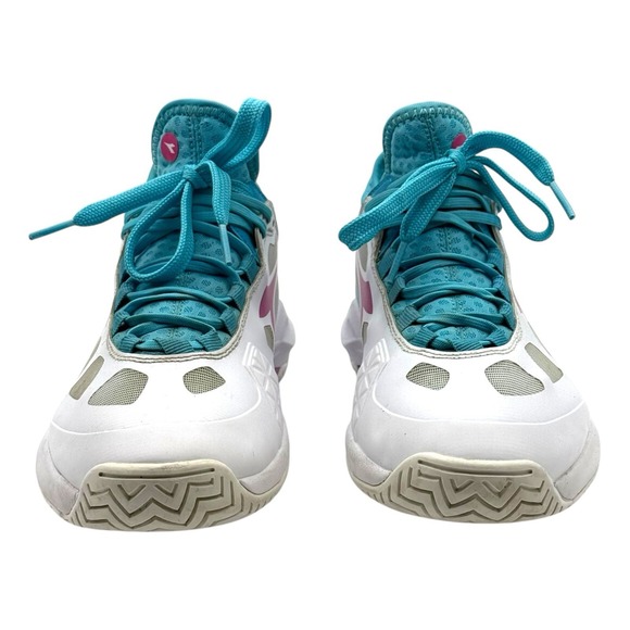 Diadora Speed Blushield Fly 3‎ Plus Ag Tennis Women Size 8 White Shoe PickleBall - Picture 4 of 8